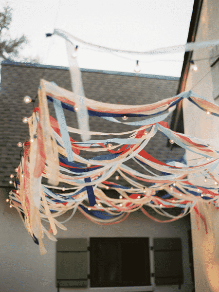 Best 4th of July Party flag canopy