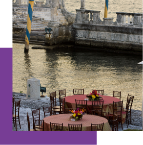 outdoor setting on waterfront harbor